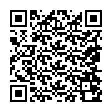 Codice QR per il numero di telefono +19854070599