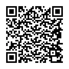 QR-code voor telefoonnummer +19854070612