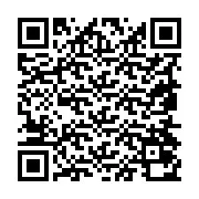 QR kód a telefonszámhoz +19854070688