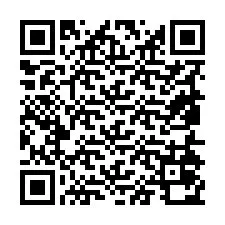 QR Code pour le numéro de téléphone +19854070809