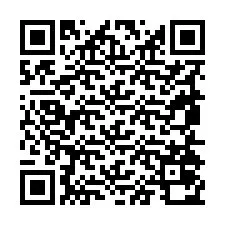 QR kód a telefonszámhoz +19854070920