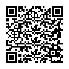 QR-код для номера телефона +19854071010