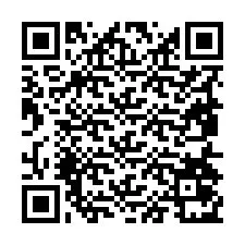 QR-code voor telefoonnummer +19854071702