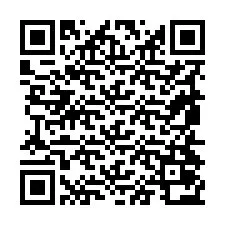 Código QR para número de teléfono +19854072261