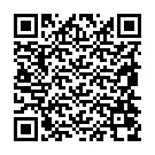 Codice QR per il numero di telefono +19854078570