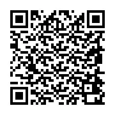 Código QR para número de teléfono +19854420114