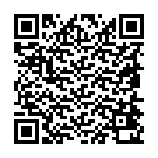 Código QR para número de teléfono +19854420118