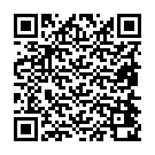 QR Code pour le numéro de téléphone +19854420217