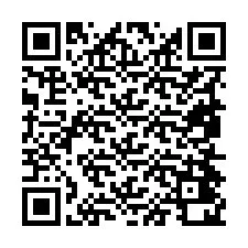 QR-код для номера телефона +19854420293