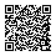 Codice QR per il numero di telefono +19854420478