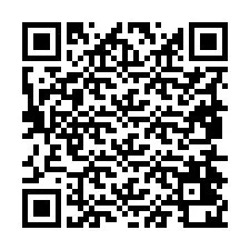 QR kód a telefonszámhoz +19854420582