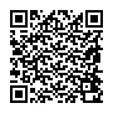 Código QR para número de telefone +19854420655