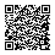 Código QR para número de teléfono +19854420893