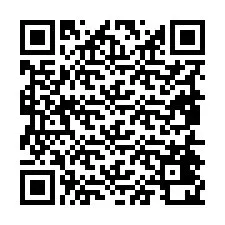 Código QR para número de teléfono +19854420912