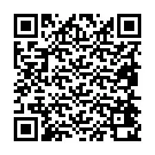 Código QR para número de teléfono +19854420923