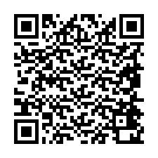 QR-код для номера телефона +19854420932