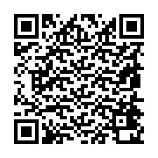 QR-code voor telefoonnummer +19854420945