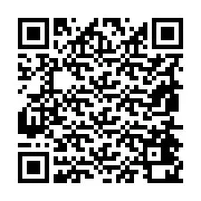 QR-код для номера телефона +19854420985