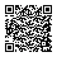 QR-code voor telefoonnummer +19854421158