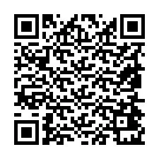 Código QR para número de teléfono +19854421189