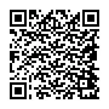 Código QR para número de telefone +19854421298