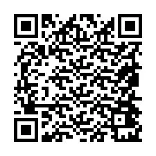 QR Code pour le numéro de téléphone +19854421379