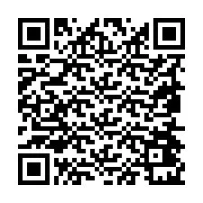 Código QR para número de teléfono +19854421388