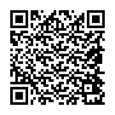 Codice QR per il numero di telefono +19854421639