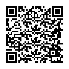電話番号のQRコード +19854421654