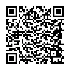 QR kód a telefonszámhoz +19854421679