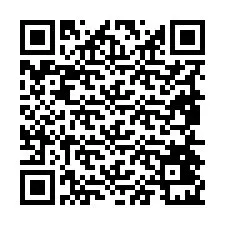 Código QR para número de telefone +19854421722