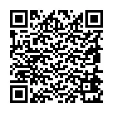 Codice QR per il numero di telefono +19854421804