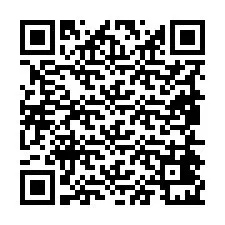 QR kód a telefonszámhoz +19854421826