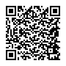 Codice QR per il numero di telefono +19854421975