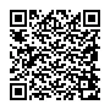 Código QR para número de telefone +19854422434