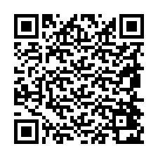 Codice QR per il numero di telefono +19854422620