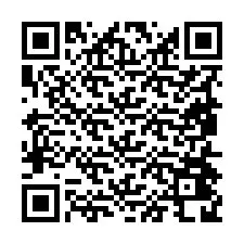 QR-code voor telefoonnummer +19854428356