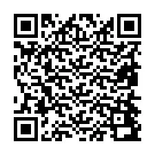 QR Code pour le numéro de téléphone +19854492247