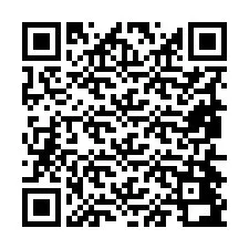 QR-koodi puhelinnumerolle +19854492257