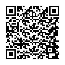 QR kód a telefonszámhoz +19854492271