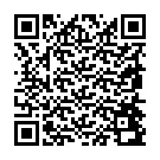 QR kód a telefonszámhoz +19854492744