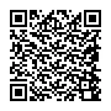 QR Code pour le numéro de téléphone +19854540238