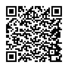 QR-code voor telefoonnummer +19854820239