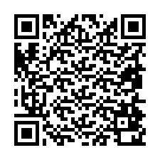 QR Code pour le numéro de téléphone +19854820513