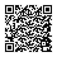 QR kód a telefonszámhoz +19854820760