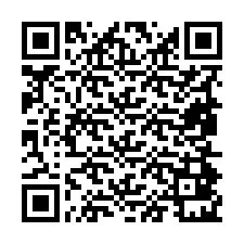 QR kód a telefonszámhoz +19854821097