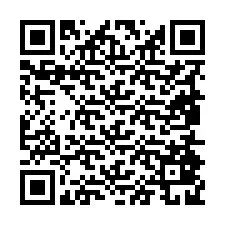 QR Code pour le numéro de téléphone +19854829986