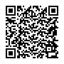 QR-код для номера телефона +19854932625