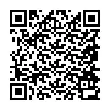 QR-код для номера телефона +19854932766