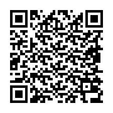 QR-koodi puhelinnumerolle +19855036496